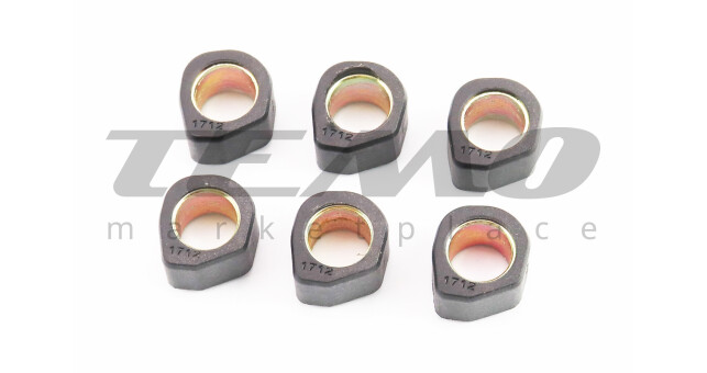 Ролики вариатора Dформа 6шт 17x12 6г TUNING - фото 1