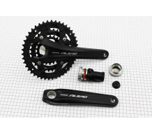 Шатуны "Hollowtech II" 175 мм, 44.32.22T MTB+каретка SM-BB52, интегрированная ось 24 мм, алюминиевые, чёрные ALIVIO FC-M4060