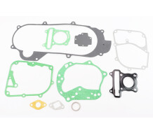 Прокладки двигателя 50cc-39мм, к-кт 10 деталей, короткий вариатор (метал)