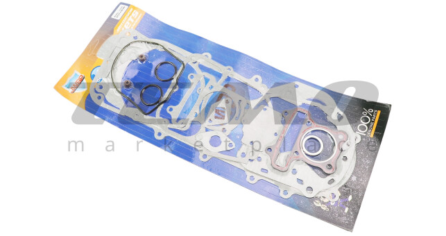 Прокладки двигуна 80cc-47мм, к-кт 15 деталей, довгий варіатор - фото 2