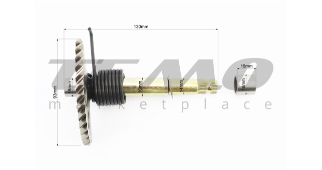 Півмісяць 130мм в зборі - фото 2