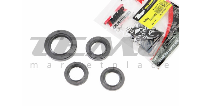 Сальники TMMP 19.8x30x5-2шт; 20x32x6; 27x42x7 двигуна к-кт 4шт - фото 1