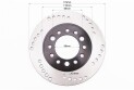 Диск передній гальмівний GY6/Honda AF-48 D=180mm, чорний - фото 2