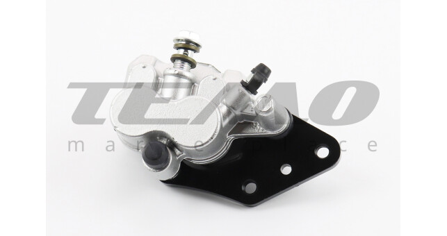 Гальмівний супорт задньої системи двопоршневий + колодки сріблястий - фото 1