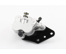 Гальмівний супорт задньої системи двопоршневий + колодки сріблястий