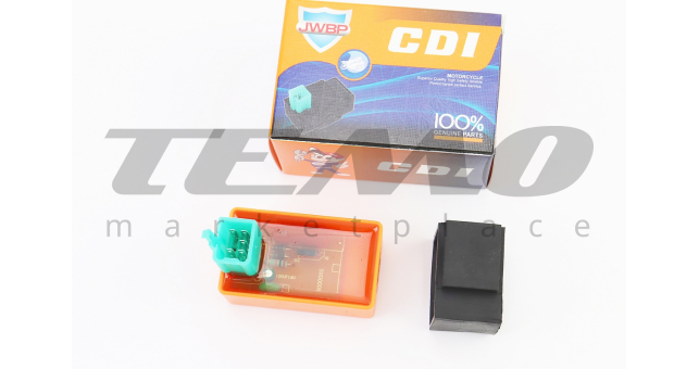 Коммутатор CDI - 110cc, 5 контактов (60x35мм), оранжевый - фото 1