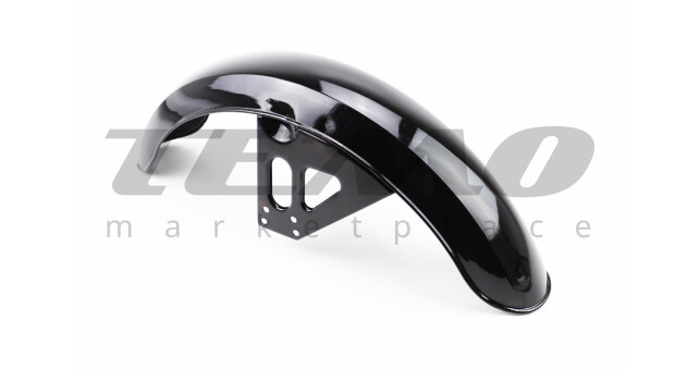 Крыло переднее DELTA NEW пластик чёрный - фото 2