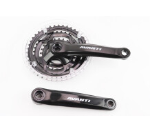 Шатуны "квадрат" 170 мм, 42.34.24T MTB, чёрные GS-P321