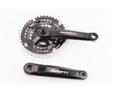 Шатуни "квадрат" 170 мм, 42.34.24T MTB, чорні GS-P321