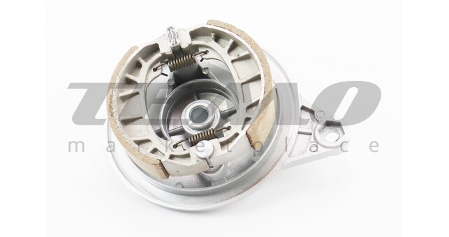 Панель тормозная задняя+колодки+торм. механизм - фото 2