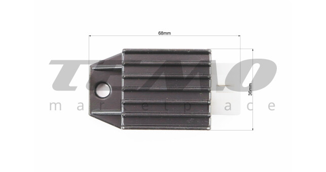 Реле-регулятор напряжения (4 контакта квадратом) - фото 2