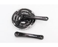 Шатуни "квадрат" 170 мм, 48.38.28T MTB, чорні GS-P323
