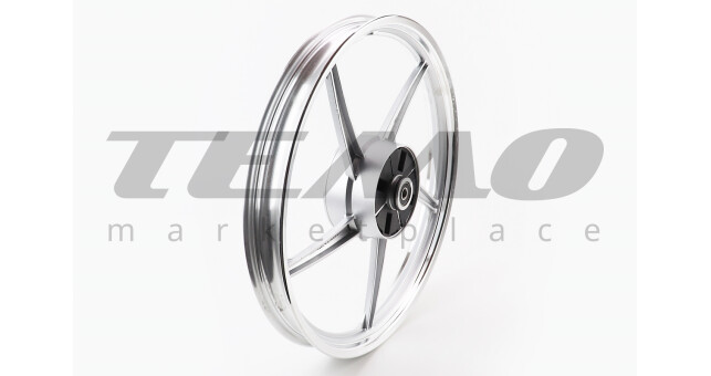 Диск задний литой 17x1.6 ALPHA/ACTIVE серебристый ось 12 мм - фото 1