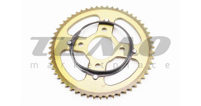 Звезда задняя MARATHON V200R GLPRO 428-56T d-58 4 отверстия калёная - фото 2