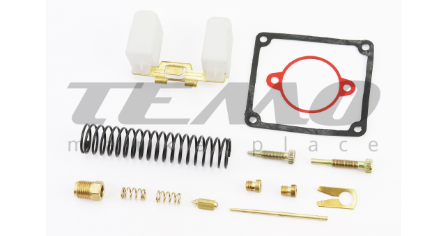 Ремонтный комплект карбюратора 12V, 13 деталей+поплавок - фото 1