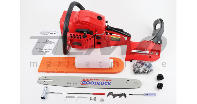 Бензопила GoodLuck GL4500 52cc (4,5кВт. шина 18", ланцюг 325-1,5-72зв. коло. зуб) - фото 1