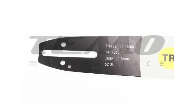 Шина для бензопили TRESZER 14" 1.3 мм 3/8" 52 ланки L-42 см - фото 3
