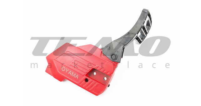 Ручка гальма у зборі 4500/5200 - коса, метал Тип 5 - фото 1