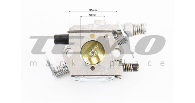 Карбюратор MS-210/230/250 пластиковый штуцер - фото 3