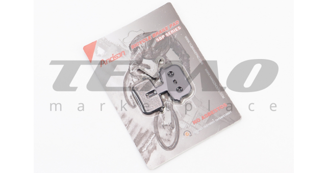 Гальмівні колодки Disk-brake (Kugoo G-Booster,M5,V1,G2 Pro, Bolids Boli-BB8), чорні YL-1059 - фото 1