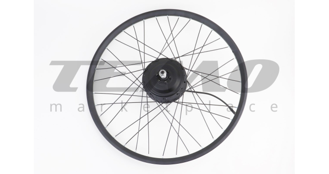 ЭЛЕКТРО-НАБОР заднего колеса 26&quot; 36V-500W, под вольнобег, Disk-brake, крепл. гайка+батарея Li-ion 36V 13Ah, НЕ В СБОРЕ! (электровелосипед) - фото 2