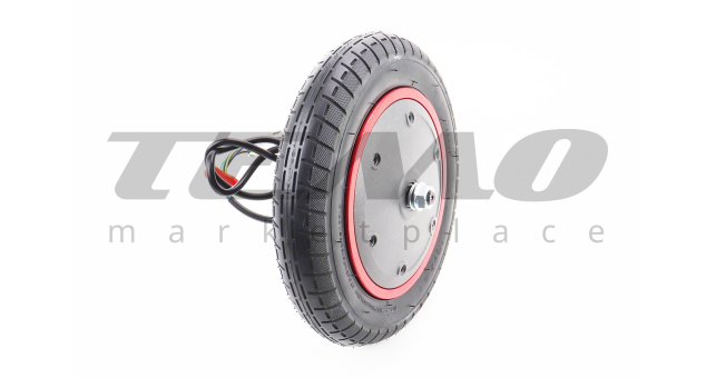 Колесо-ЭЛЕКТРО-МОТОР 10&quot; 36V-350W, пром-подшипник (15х32х9) 6002 2RS, Е9 МАХ (электросамокат), (возможны царапины см. фото) - фото 2