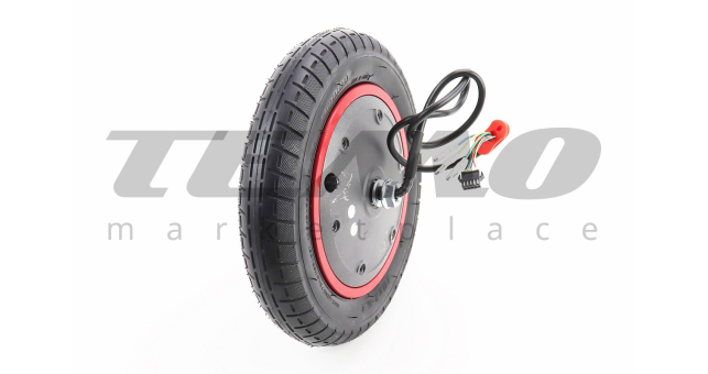 Колесо-ЭЛЕКТРО-МОТОР 10&quot; 36V-350W, пром-подшипник (15х32х9) 6002 2RS, Е9 МАХ (электросамокат), (возможны царапины см. фото) - фото 1