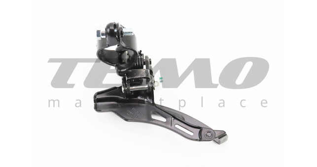 Перекидка цепи передняя с верхней тягой, крепл. 28,6мм, под звезду 42Т, чёрная FD-TZ 500 - фото 2