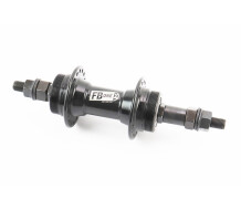 Втулка задня MTB алюмінієва 14Gx36H під вільнобіг, Disk-brake (різьба), 2 пром-підшипники 6200 2RS, кріпл. гайка, чорна FB-A209B