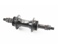 Втулка задняя MTB алюминиевая 14Gx36H под вольнобег, Disk-brake (резьба), 2 пром-подшипники 6200 2RS, крепл. гайка, чёрная FB-A209B