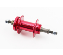 Втулка задняя MTB алюминиевая 14Gx36H под вольнобег, Disk-brake, крепл. гайка, розовая SF-A210R