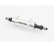 Втулка задняя MTB алюминиевая 14Gx36H под вольнобег, V-brake, 2 пром-подшипники 6200 2RS, крепл. гайка