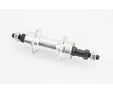 Втулка задняя MTB алюминиевая 14Gx36H под вольнобег, V-brake, 2 пром-подшипники 6200 2RS, крепл. гайка