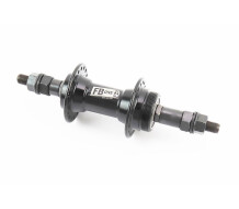 Втулка задня MTB алюмінієва 14Gx36H під вільнобіг, V-brake, 2 пром-підшипники 6200 2RS, кріпл. гайка, чорна FB-A201B