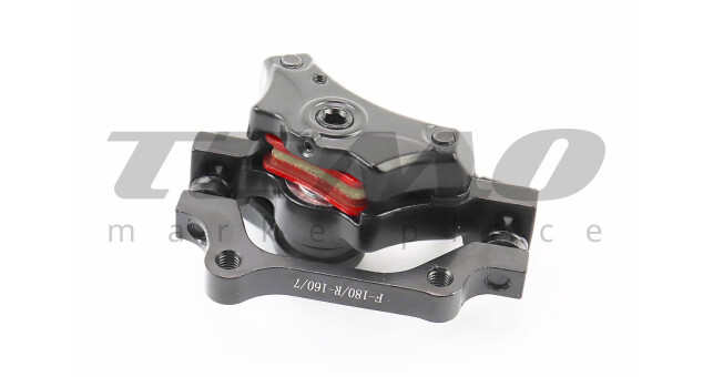 Тормозной суппорт задний (F180/R160мм), чёрный BL-BB9 тип 2 - фото 3