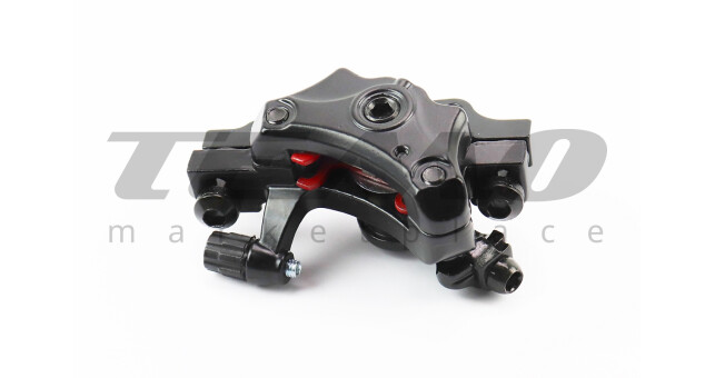 Гальмівний супорт передній (F160/R140мм), чорний BL-BB9 тип 2 - фото 2