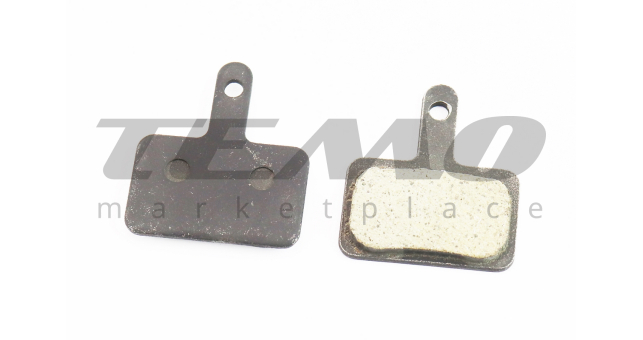 Гальмівні колодки Disk-brake (Shimano BR-M416,575,495,486,485,446,445,395,375), без скоби, чорні - фото 1