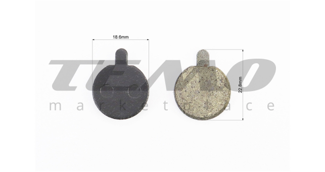 Гальмівні колодки Disk-brake (Xiaomi Mijia M365 Pro, Zoom DB250,350,450,550), чорні - фото 2