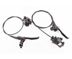 Тормоз Disk-brake гидравлический передний (F160/R140мм)+задний (F180/R160мм), чёрный