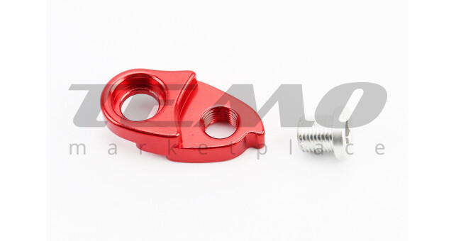 Удлинитель крепления заднего переключателя, алюминиевый, красный - фото 1