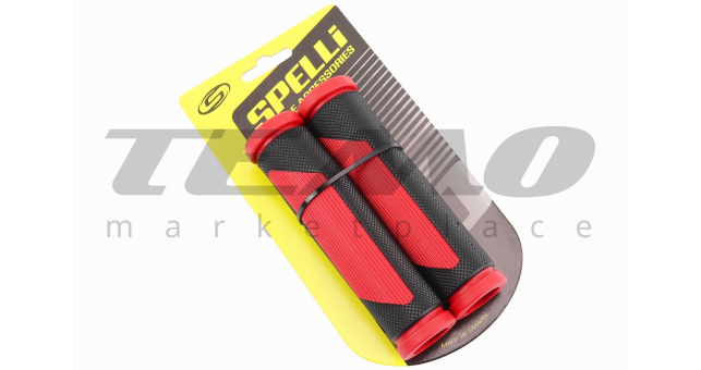 Ручки руля 125мм, чёрно-красные SBG-692 - фото 2
