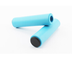 Ручки руля 130мм, пенорезиновые, синие