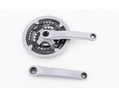 Шатуны "квадрат" 170мм, 42.34.24T MTB, серые GR 05 (возможны потертости)