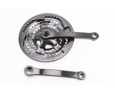 Шатуни "квадрат" 170мм, 48.38.28T MTB, чорні "вузький" BL 01 (можливі потертості)