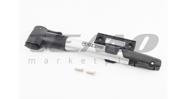 Насос пластмассовый с Т-ручкой, раздельно под штуцера Schrader&amp;Presta, чёрно-серый HP-13 - фото 1