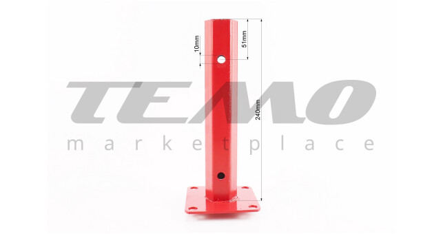 Ступица колеса на вал 33mm, 24см, 4отв.x110mm к-кт 2шт - фото 2