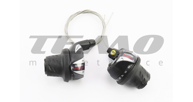 Перемикачі (грипшифт) 3x6 швидкості, чорні SL-RS 36 - фото 1