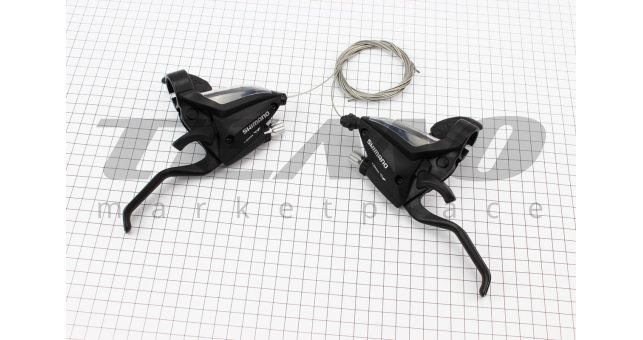 Перемикачі (моноблок) 3x8 швидкості, чорні ST-EF 500 - фото 2