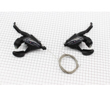 Перемикачі (моноблок) 3x8 швидкості, чорні ST-EF 500
