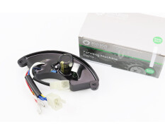 Реле напруги AVR трифазне 4-6кВт (корпус - сегмент, пластик, контакти - 2 "мама"+ 2 "тато" + 4 "тато", 250V, 470µF)